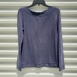 Lilly Pulitzter blue super soft long sleeved tee shirt with rivets